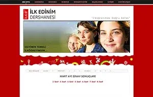İlk Edinim Dershanesi Web Sitesi