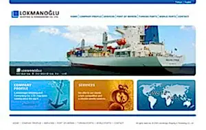 Lokmanoğlu Shipping İnternet Sitesi