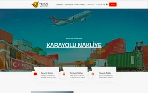 Venüs Lojistik web sitesi ve SEO